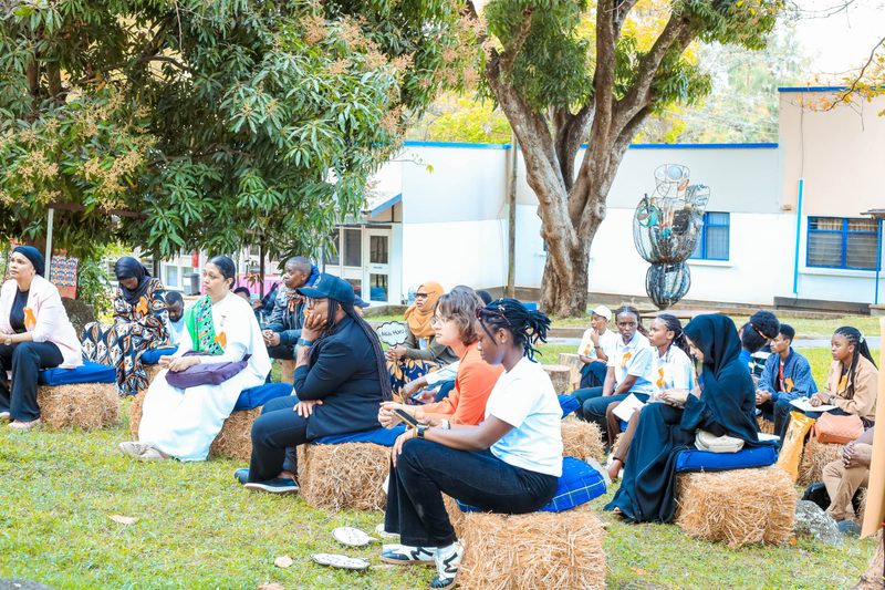 Outdoor community mental health session