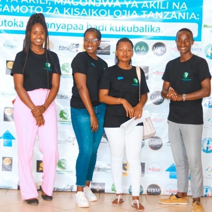 Tunajali afya yako ya akili campaign team